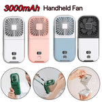Phone Holder Fan 2-In-1 Rechargeable 3000mAh Battery