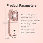 Phone Holder Fan 2-In-1 Rechargeable 3000mAh Battery