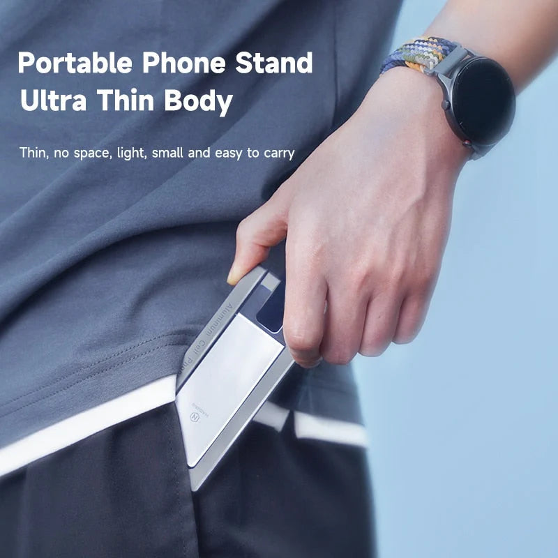 Phone Holder Foldable Metal Adjustable Angle