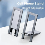 Phone Holder Foldable Metal Adjustable Angle