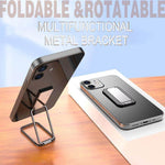 Phone Holder Zinc Alloy 360-Degree Rotatable Foldable