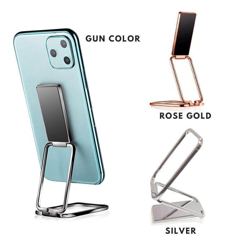 Phone Holder Zinc Alloy 360-Degree Rotatable Foldable