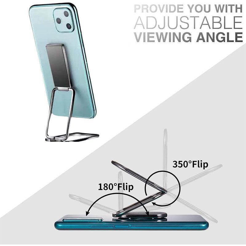 Phone Holder Zinc Alloy 360-Degree Rotatable Foldable