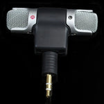Phone Microphone Directional Stereo 3.5mm Plug-In