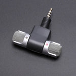 Phone Microphone Directional Stereo 3.5mm Plug-In
