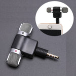 Phone Microphone Directional Stereo 3.5mm Plug-In