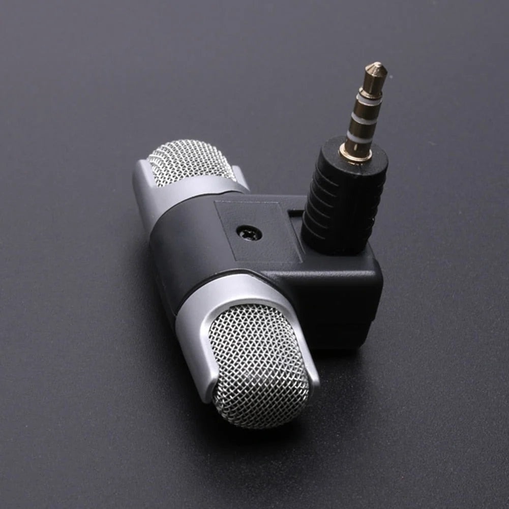Phone Microphone Directional Stereo 3.5mm Plug-In