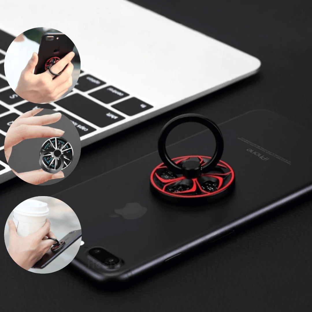 Phone Ring Holder Metal 360° Rotating Foldable Stand