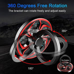 Phone Ring Holder Metal 360° Rotating Foldable Stand