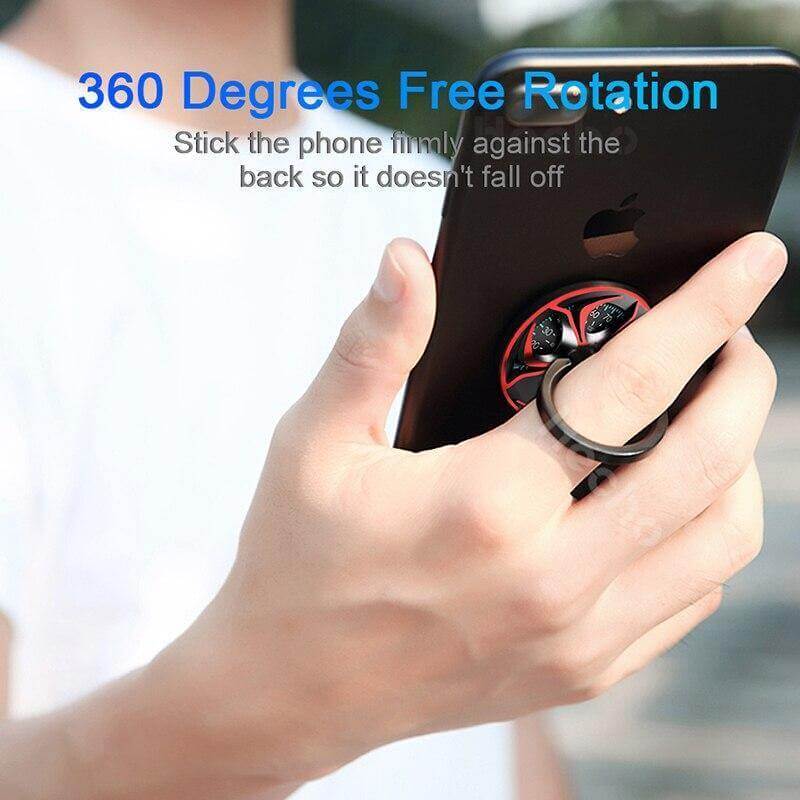 Phone Ring Holder Metal 360° Rotating Foldable Stand