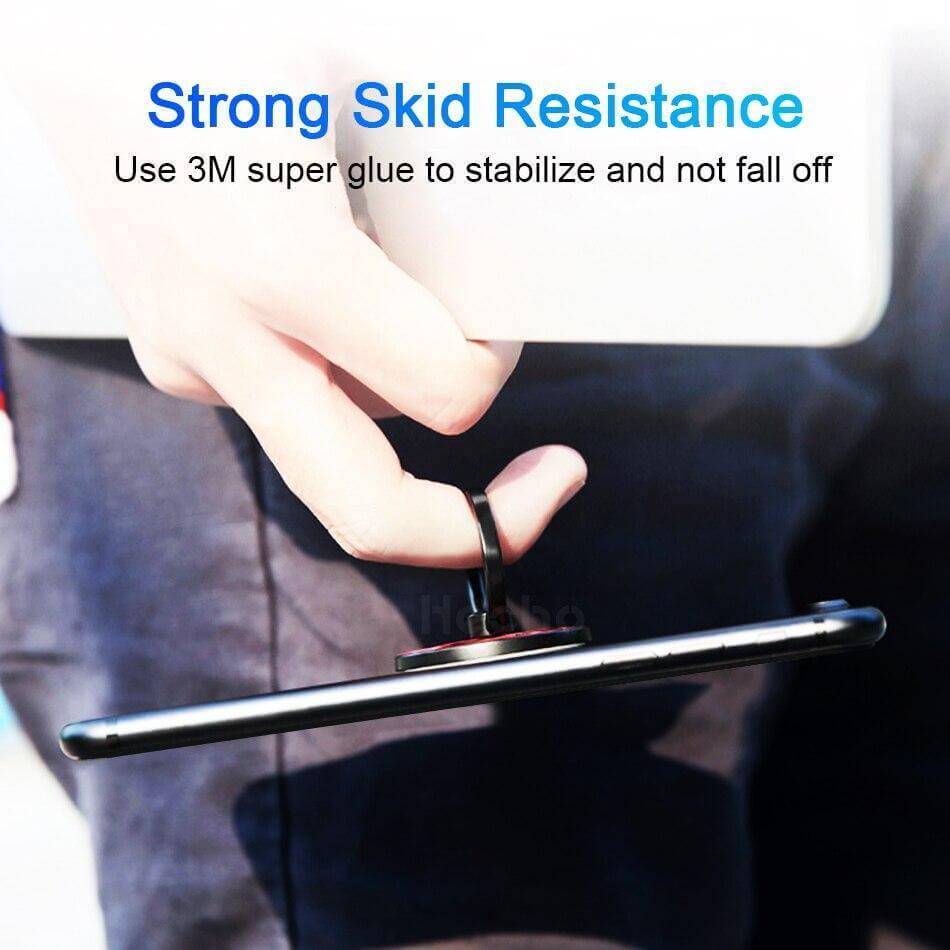 Phone Ring Holder Metal 360° Rotating Foldable Stand