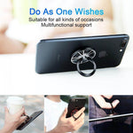 Phone Ring Holder Metal 360° Rotating Foldable Stand