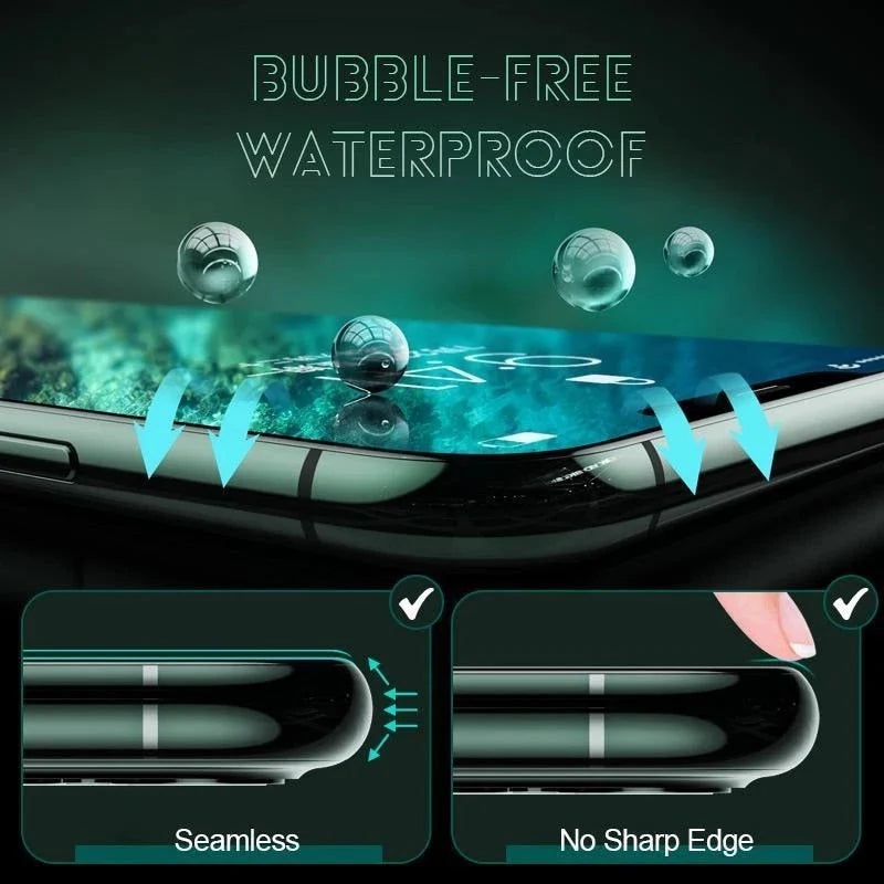 Phone Screen Protector Full-Cover Tempered Glass Luminous Finish