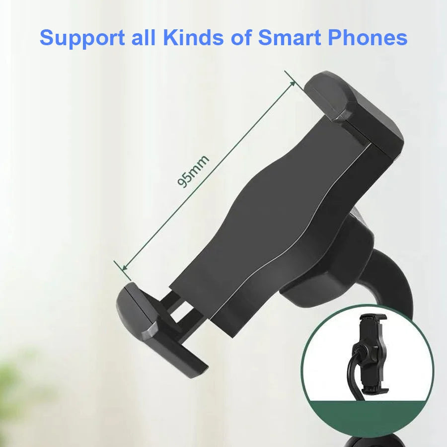 Phone Stand Adjustable Height Rotating Weighted Base