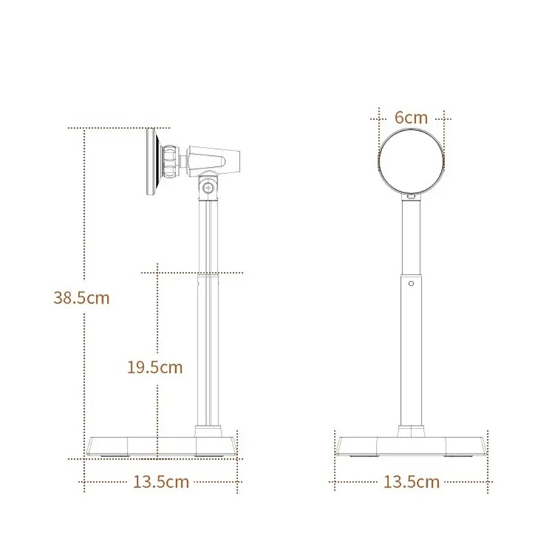 Phone Stand Aluminum Alloy Adjustable Viewing Angle Stable Support