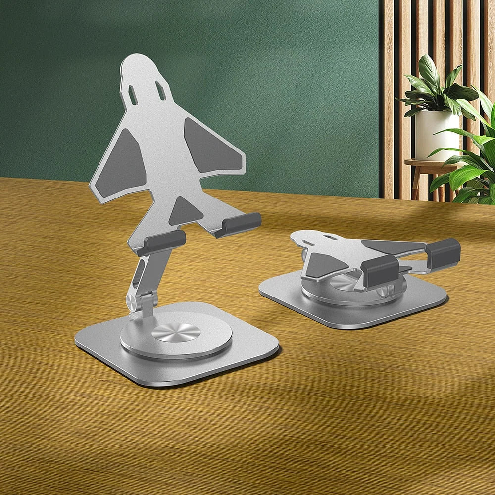 Phone Stand Foldable Aluminum 360° Rotation