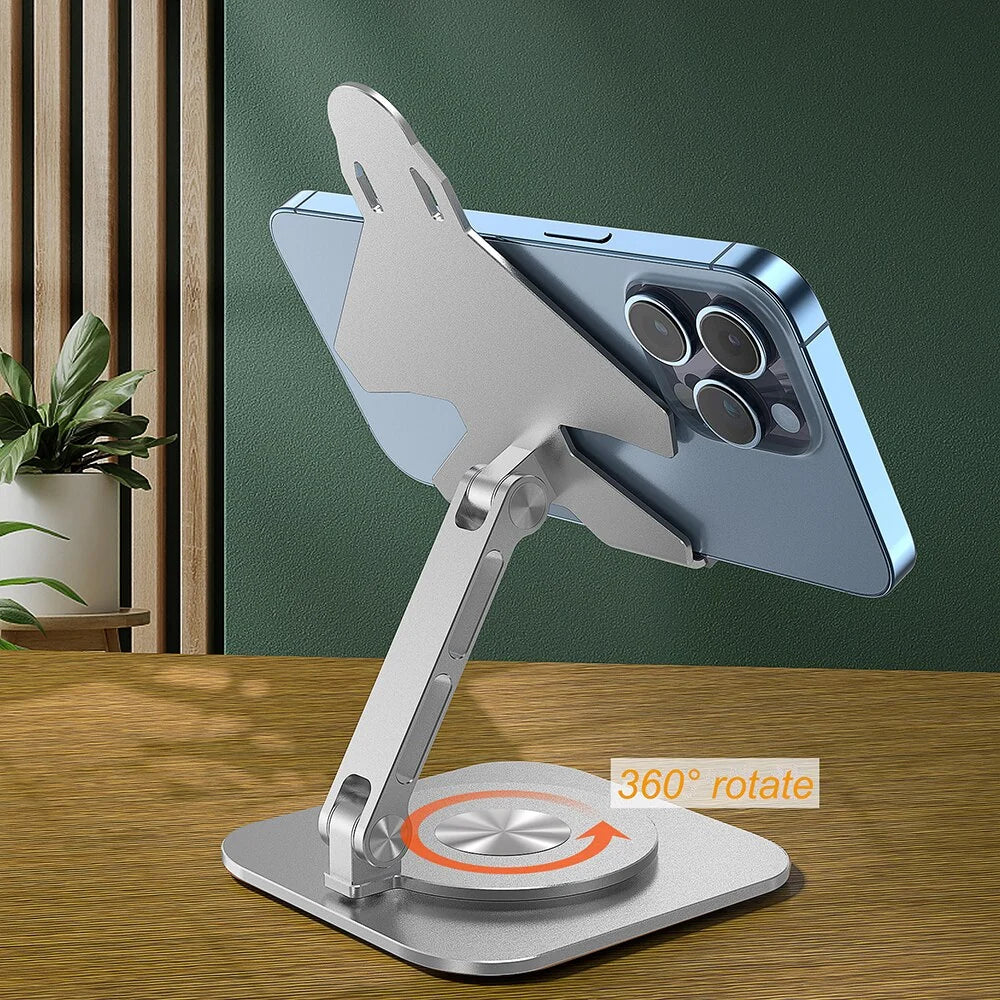 Phone Stand Foldable Aluminum 360° Rotation