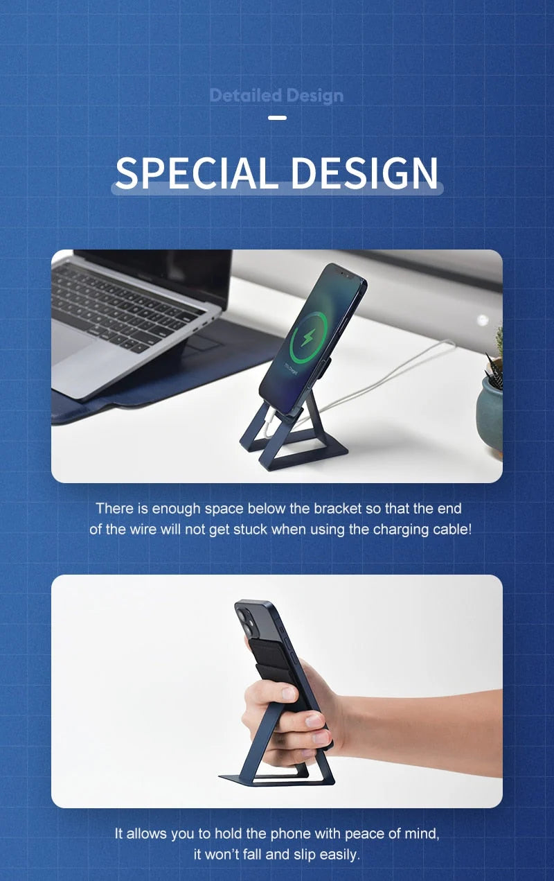 Phone Stand Magnetic Foldable Six Adjustable Angles