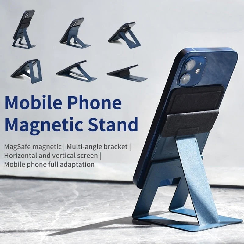 Phone Stand Magnetic Foldable Six Adjustable Angles