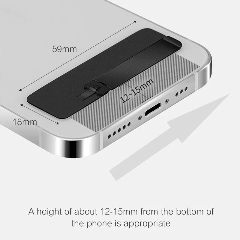 Phone Stand Stainless Steel Ultra-Thin Adjustable