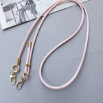 Phone Strap Leather Adjustable Length With Metal Clips