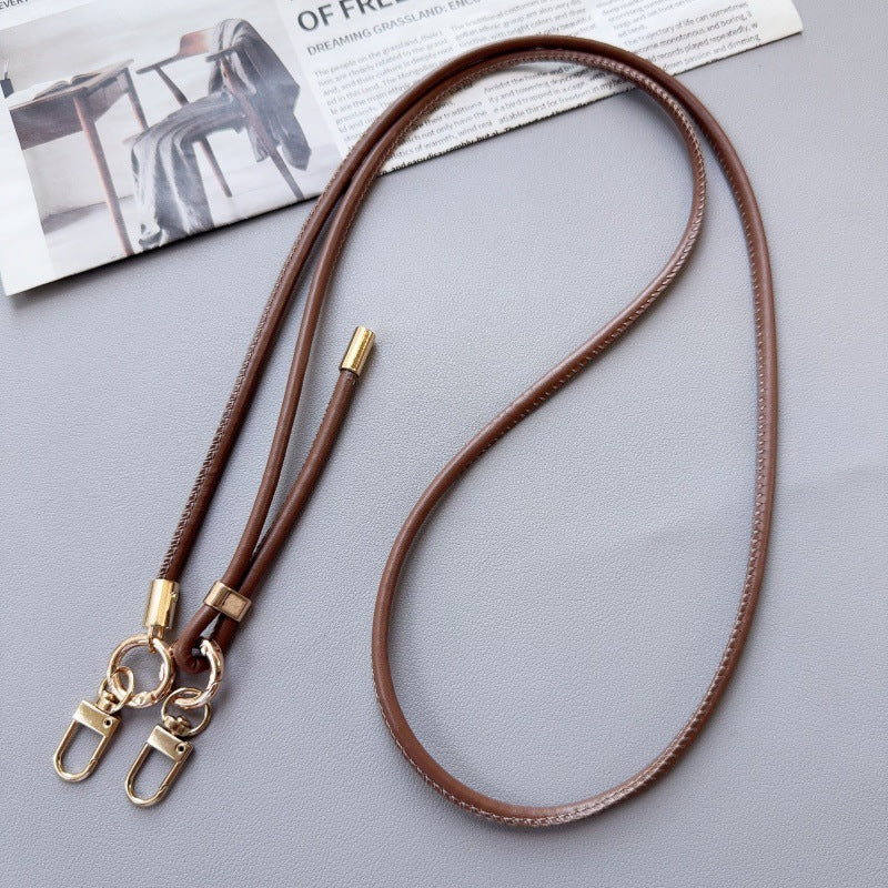 Phone Strap Leather Adjustable Length With Metal Clips
