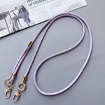 Phone Strap Leather Adjustable Length With Metal Clips