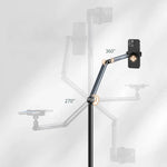 Phone & Tablet Floor Stand Adjustable Height Aluminum Alloy
