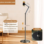 Phone & Tablet Floor Stand Adjustable Height Aluminum Alloy