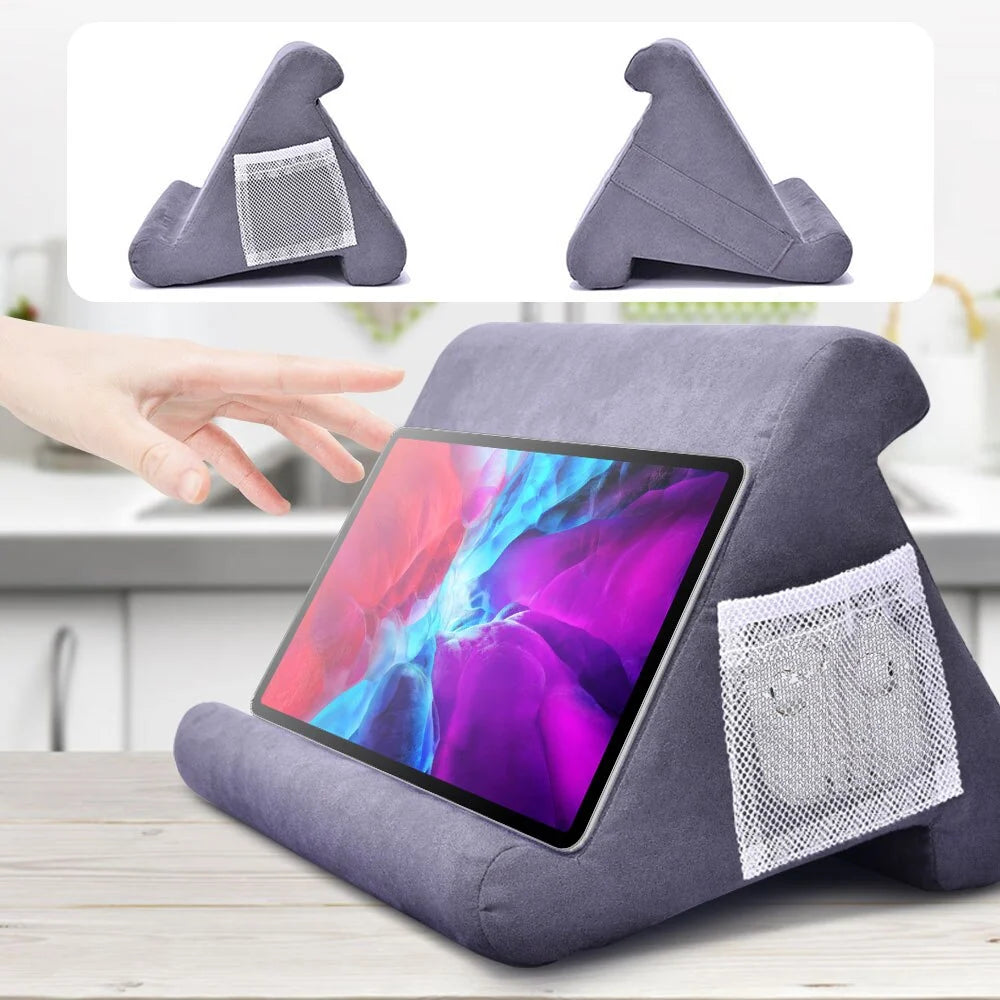 Phone & Tablet Pillow Stand Three Viewing Angles