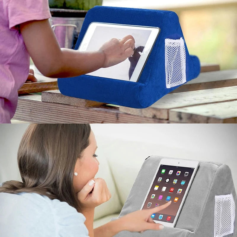 Phone & Tablet Pillow Stand Three Viewing Angles