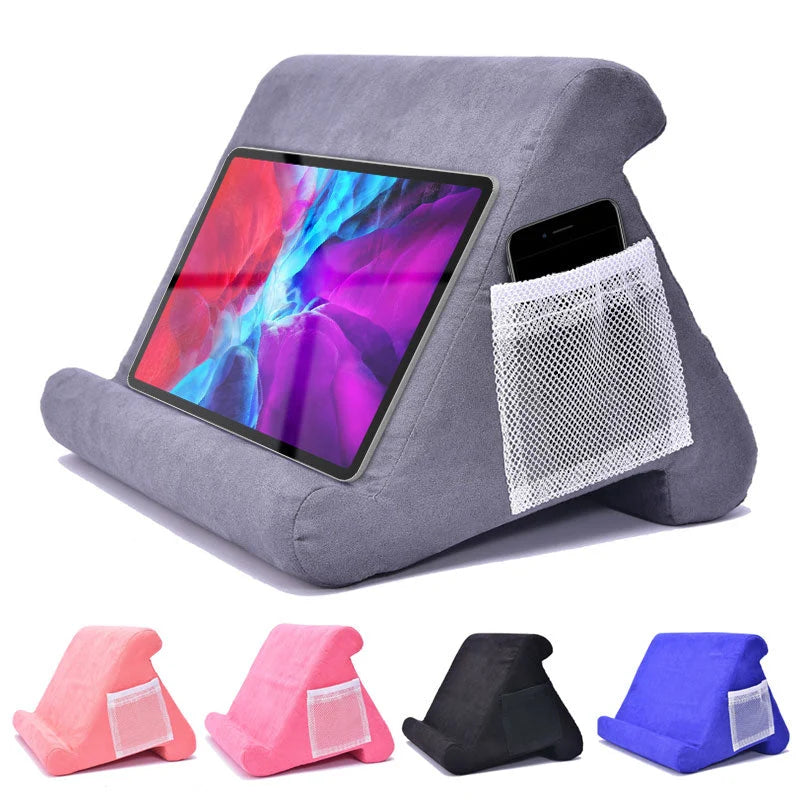 Phone & Tablet Pillow Stand Three Viewing Angles