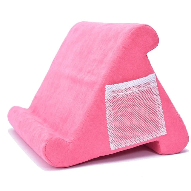 Phone & Tablet Pillow Stand Three Viewing Angles