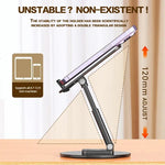 Phone & Tablet Stand Foldable 360° Rotating Non-Slip Base