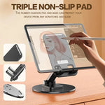 Phone & Tablet Stand Foldable 360° Rotating Non-Slip Base