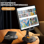 Phone & Tablet Stand Foldable 360° Rotating Non-Slip Base