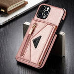 Phone Wallet Case Card Pocket Dustproof Lanyard