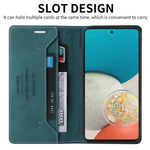 Phone Wallet Case Faux Leather Card Slots Built-In Stand