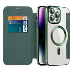 Phone Wallet Case RFID-Blocking Card Slot Built-In Stand