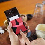 Phone Wallet Stand Magnetic Adhesive Hands-Free Viewing