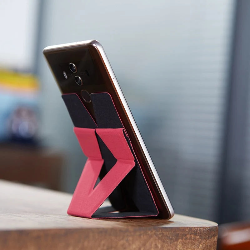 Phone Wallet Stand Magnetic Adhesive Hands-Free Viewing