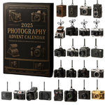 Photography Advent Calendar 24 Miniature Acrylic Cameras & Accessories