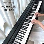 Piano Key Labels Removable Silicone Treble & Bass Staff