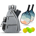 Pickleball Backpack Waterproof Breathable Back Paddle & Gear Organizer