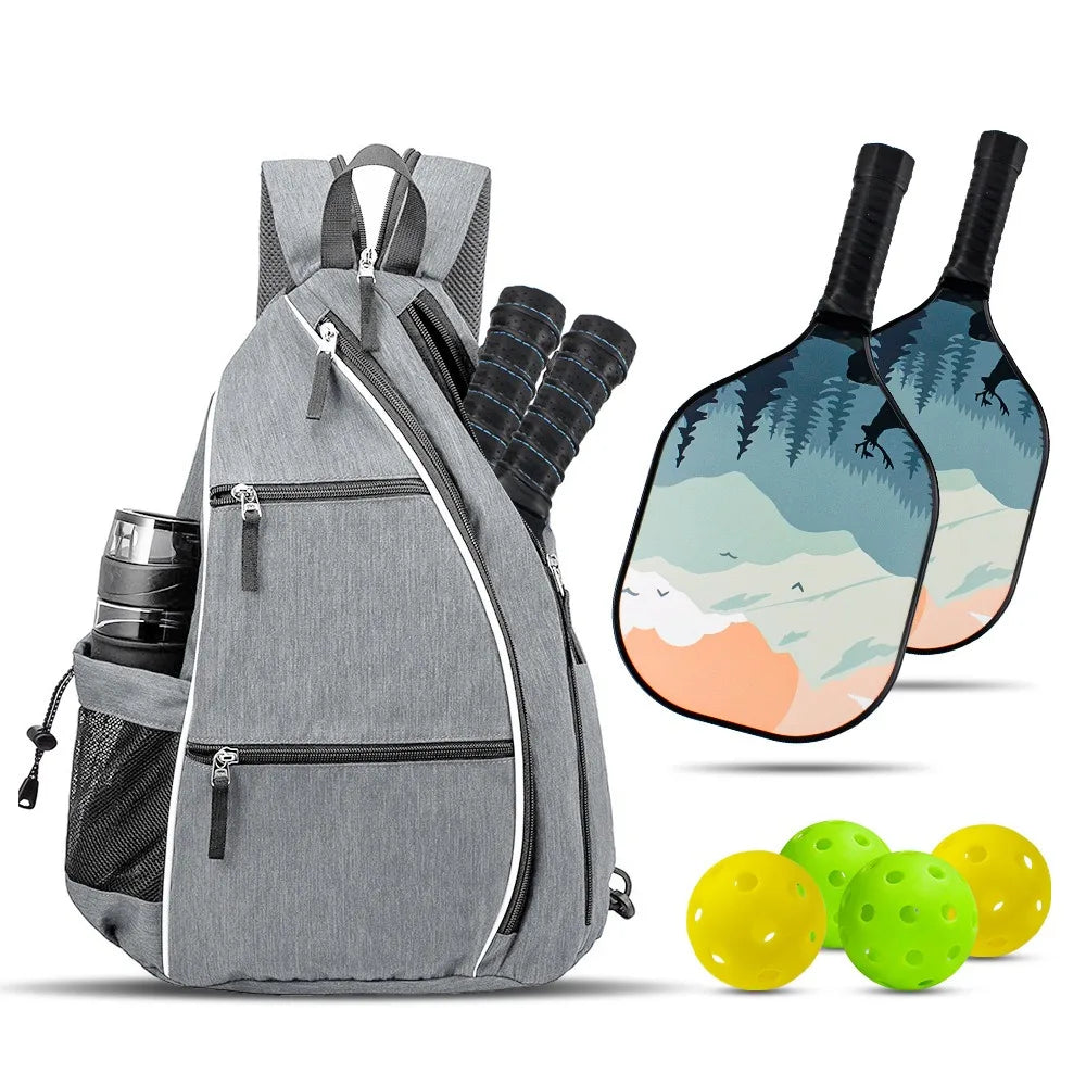 Pickleball Backpack Waterproof Breathable Back Paddle & Gear Organizer
