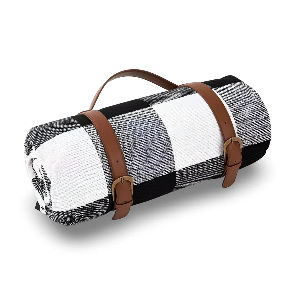 Picnic Blanket Waterproof Padded Foldable With Carry Handle