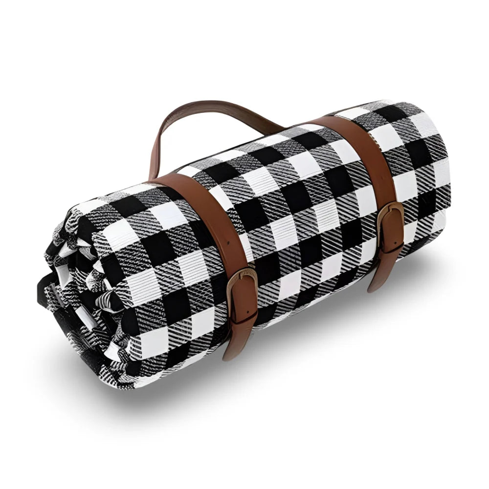 Picnic Blanket Waterproof Padded Foldable With Carry Handle