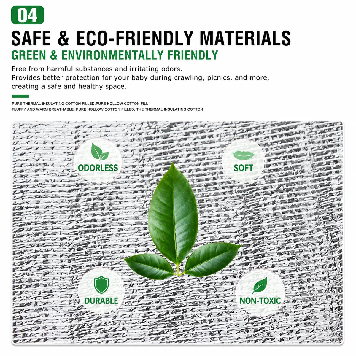 Picnic Mat Moisture-Resistant Cushioned Foldable
