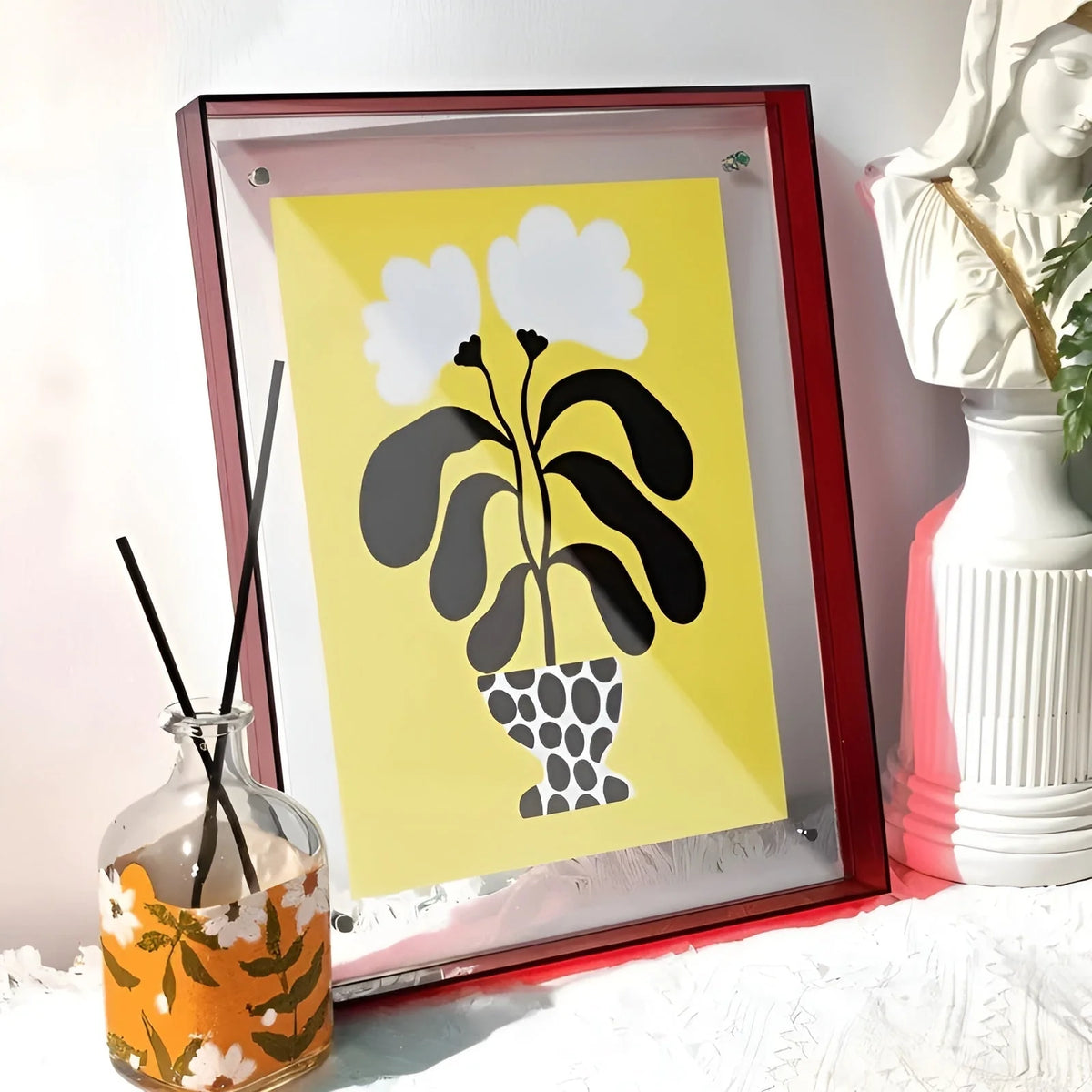 Picture Frame Acrylic Neon Edge Stand Or Hang