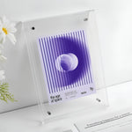 Picture Frame Acrylic Neon Edge Stand Or Hang